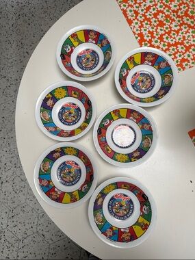Kellogg's Vintage Colorful Cereal Character Snack Bowls - Set of 6